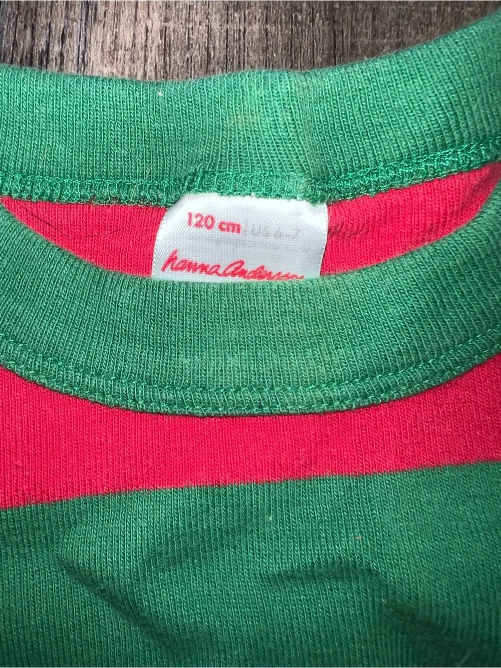 Hanna Andersson Red & Green Stripe Holiday Pajama Set